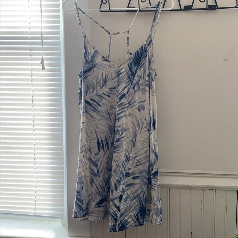 Blue tank dress